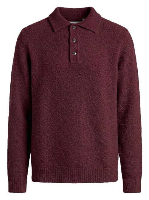 Polo manica lunca bordeau Roberto Collina | 263MYB4500436 BORDEAUX